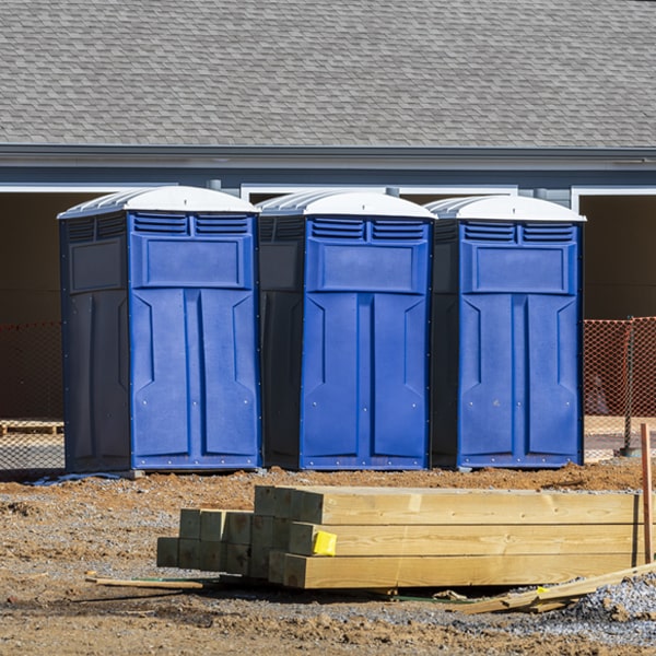 is there a specific order in which to place multiple portable restrooms in Kyburz